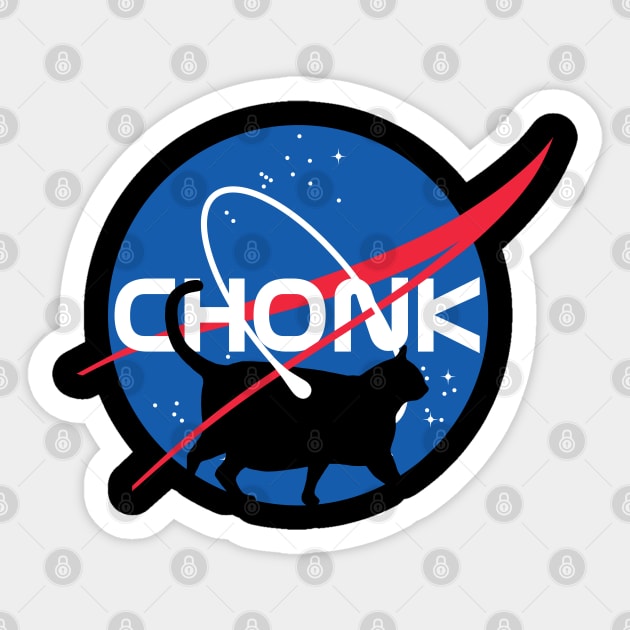 Space Chonk Sticker by CCDesign